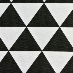 Printed Half Panama VINTY White / Black